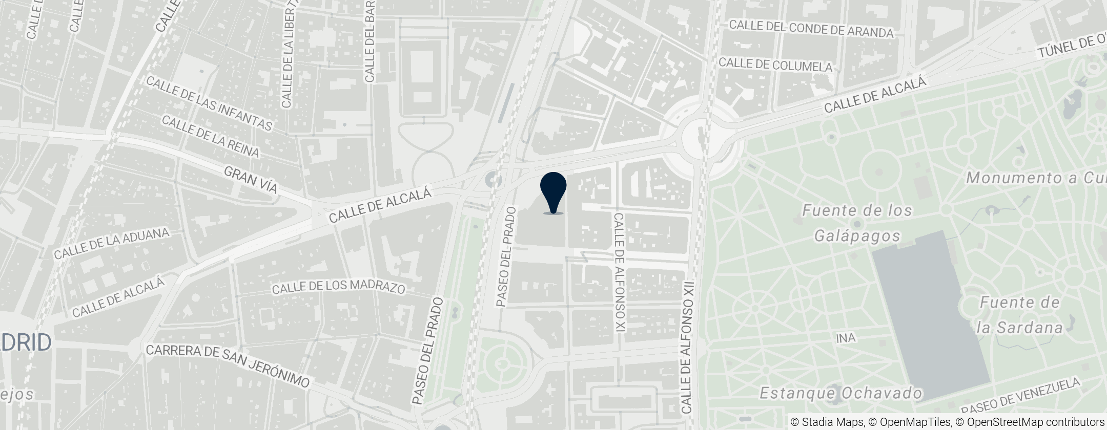 Map of Cibeles Palace