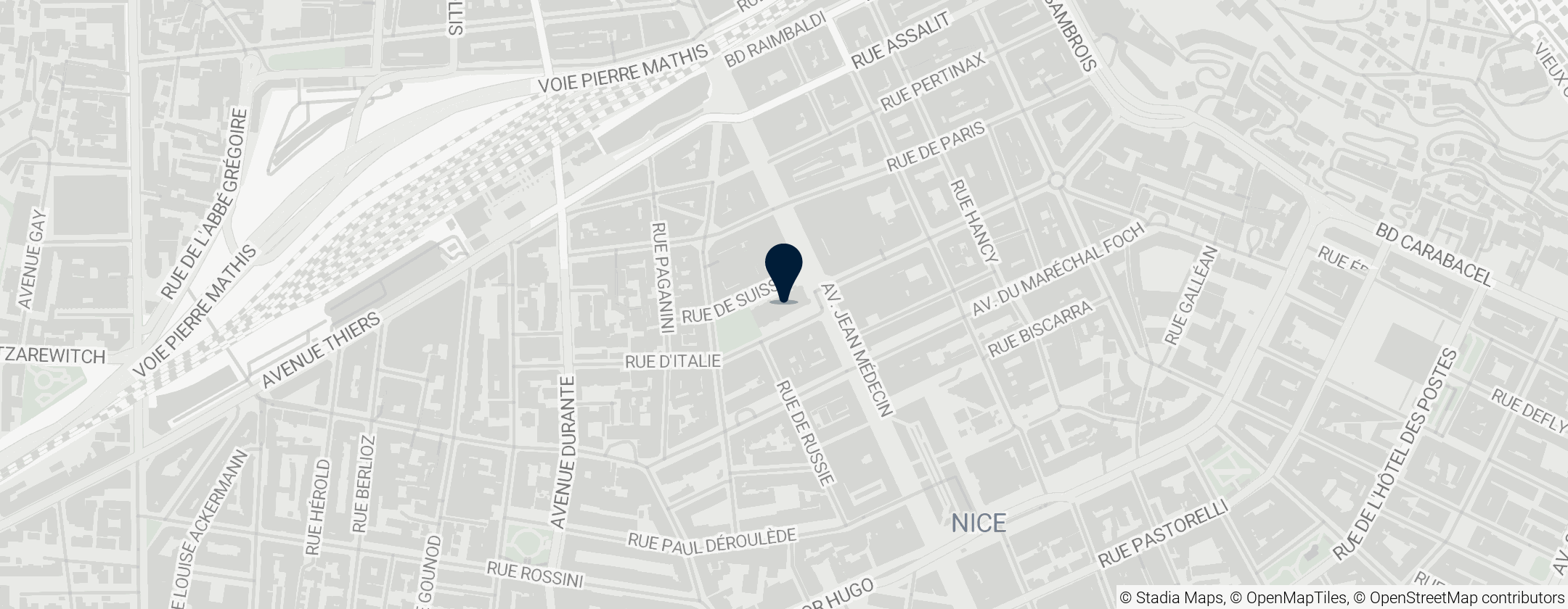 Map of Basilica of Notre-Dame, Nice