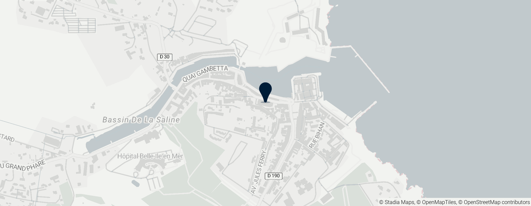 Map of Église Saint-Gérand du Palais