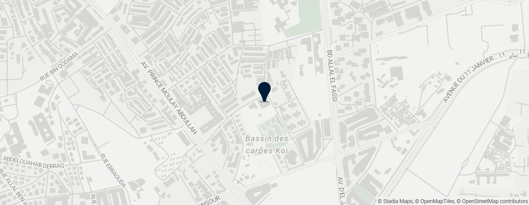 Map of Musée Yves Saint Laurent