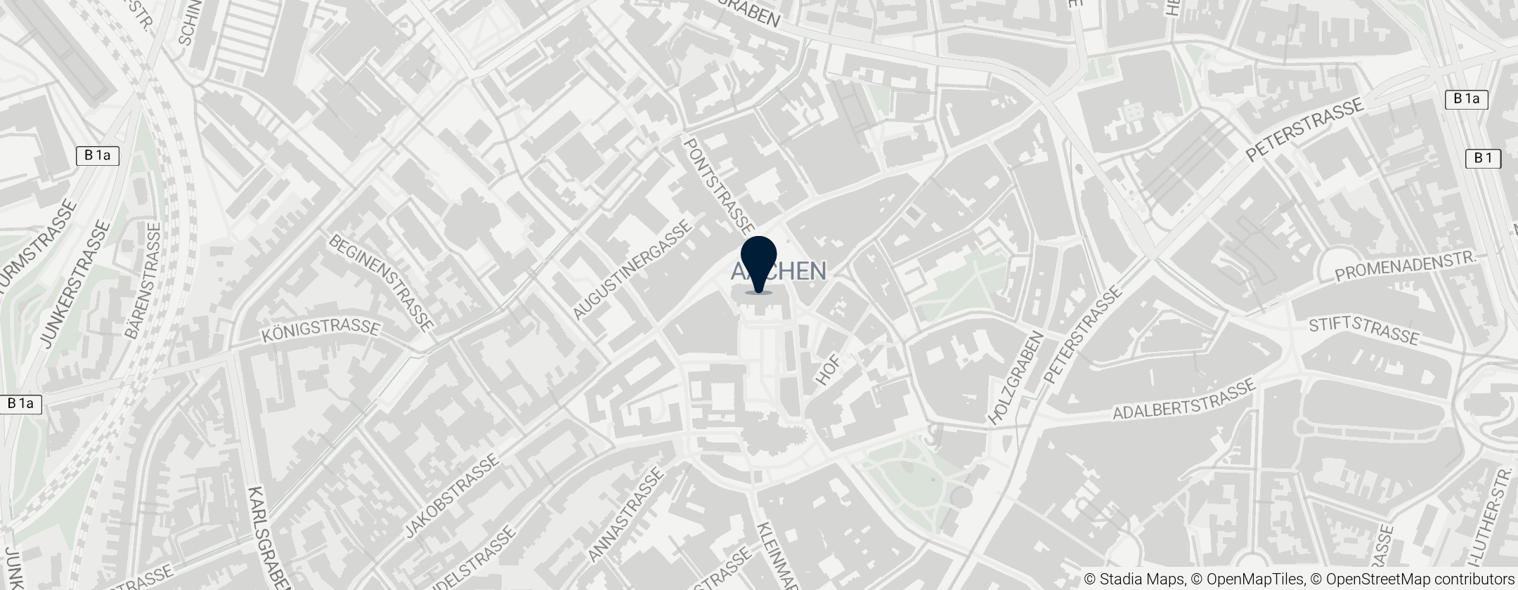 Map of Aachen Town Hall