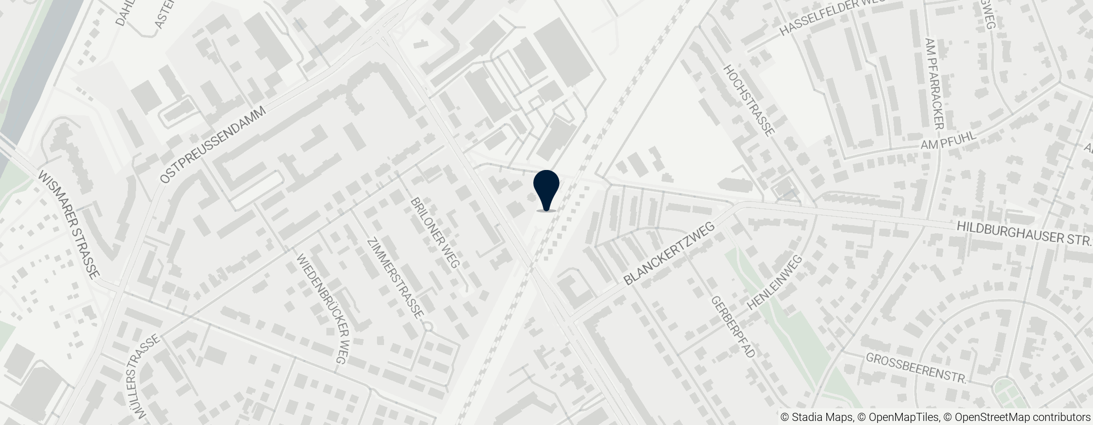 Map of Gare de Berlin Osdorfer Straße