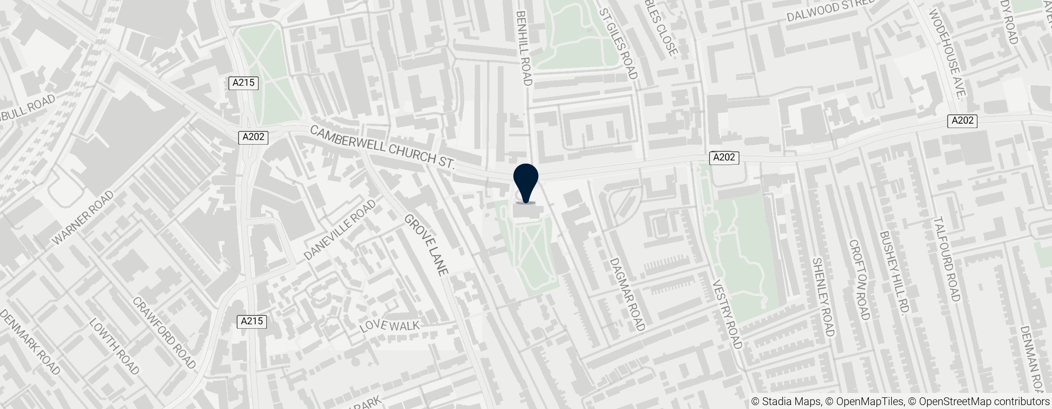 Map of St Giles' Church