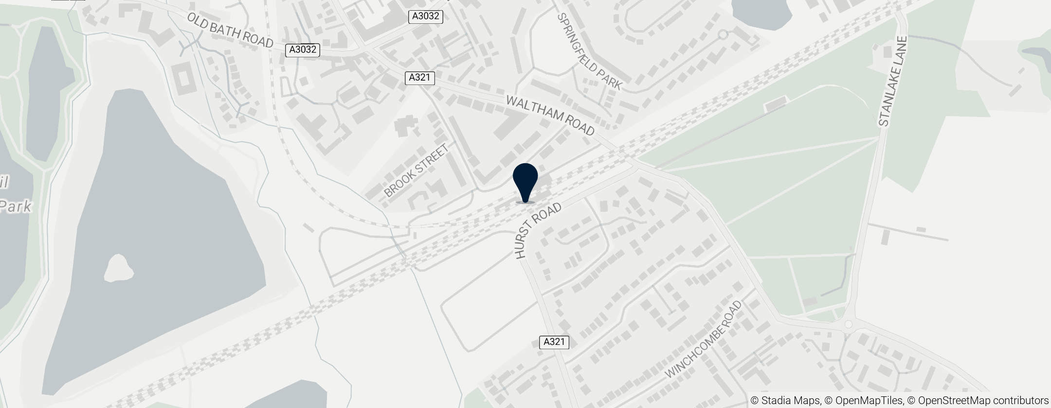 Map of Station Twyford