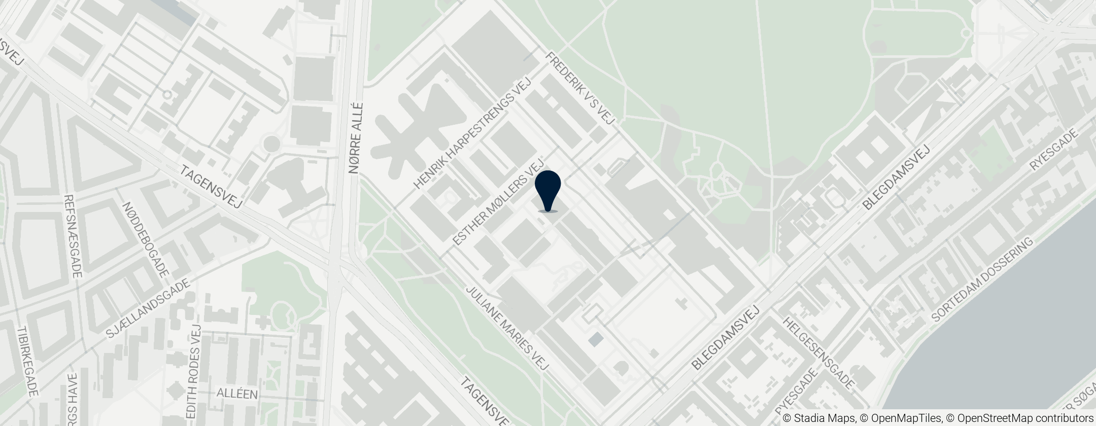Map of Rigshospitalet