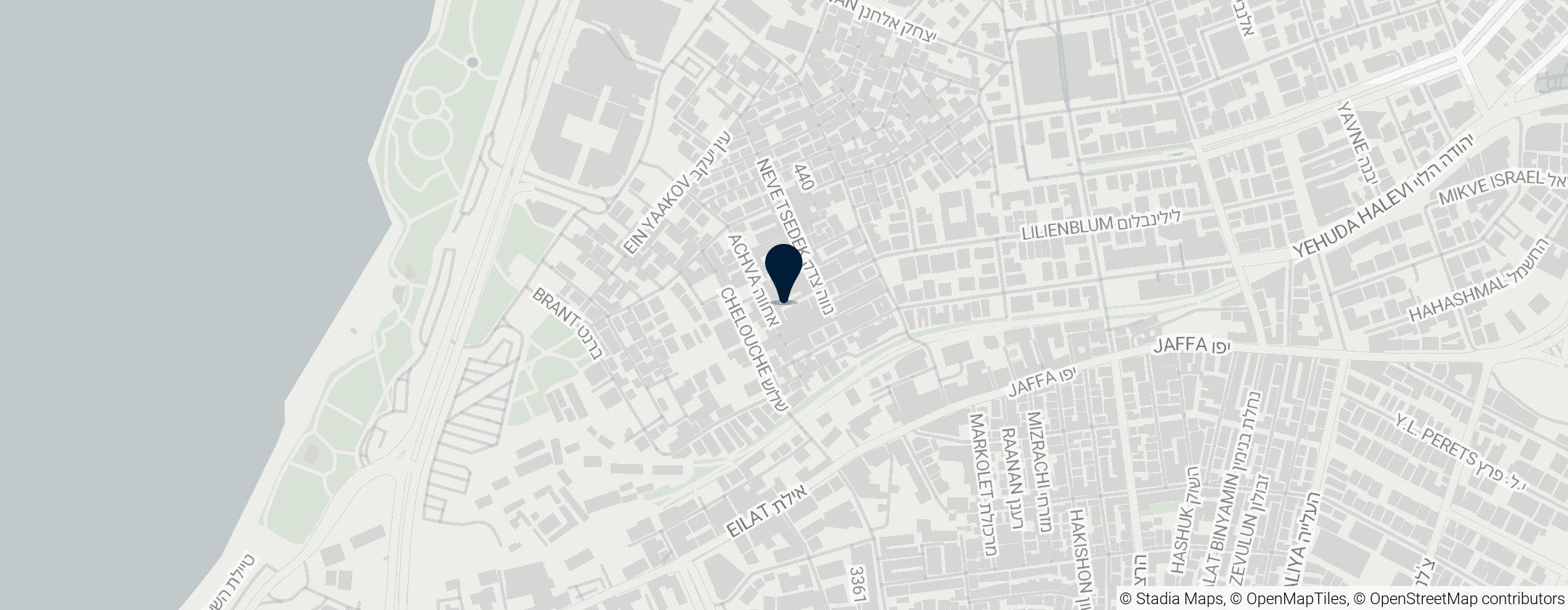 Map of Neve Tzedek