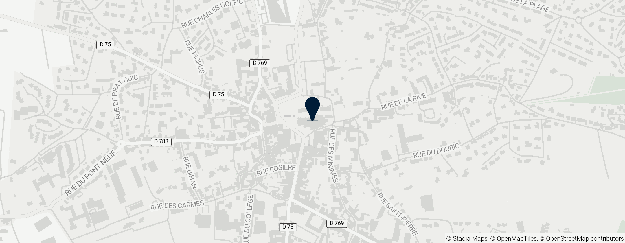 Map of Saint-Pol-de-Léon Cathedral