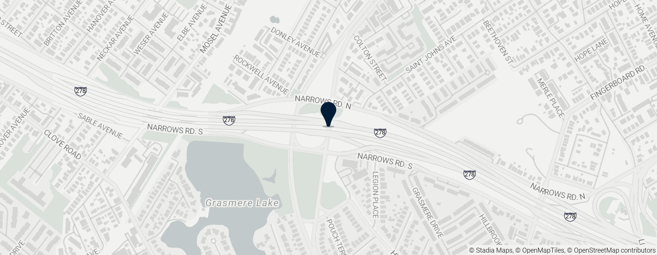 Map of Hylan Boulevard