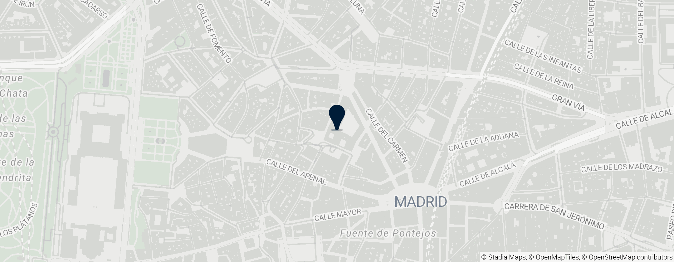 Map of Convent of Las Descalzas Reales