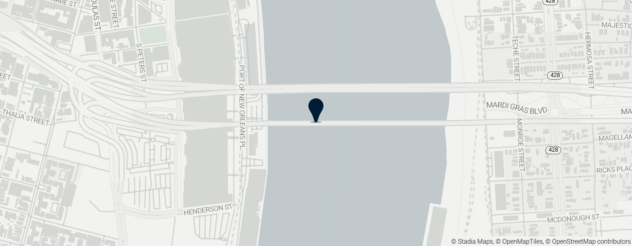 Map of Puerto de Nueva Orleans