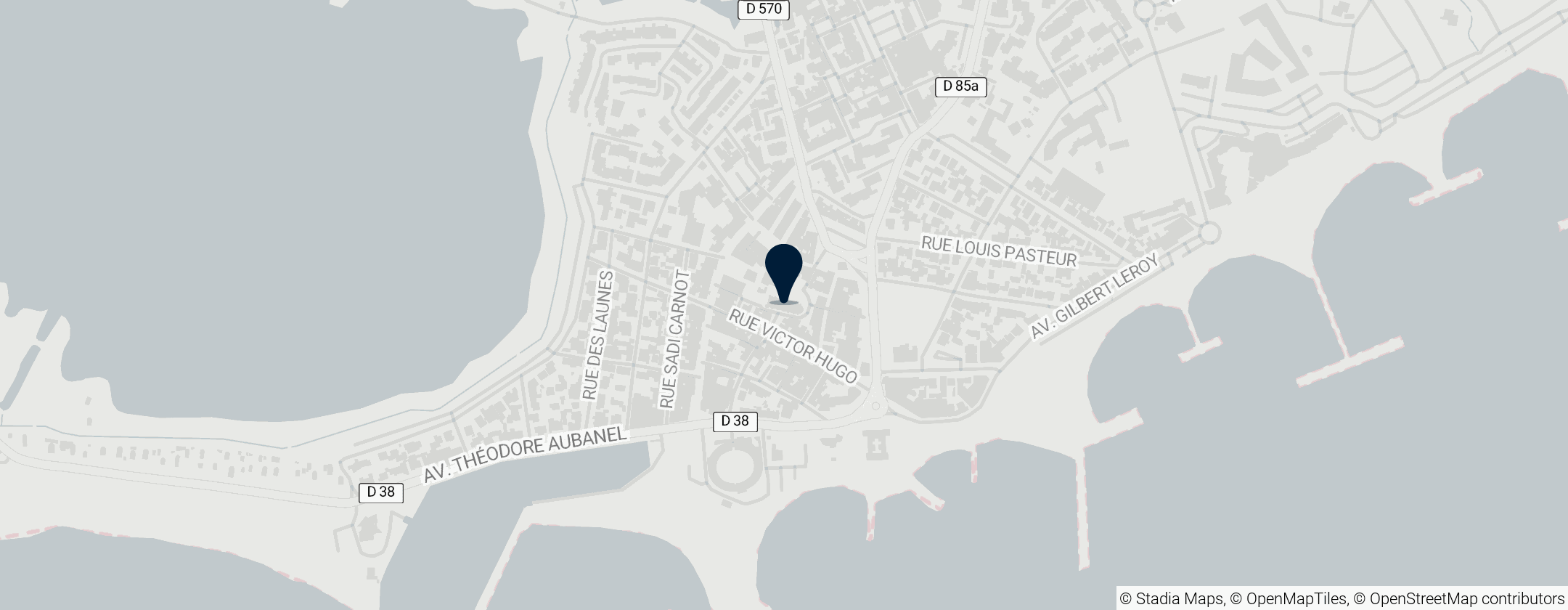 Map of Church of the Saintes Maries de la Mer