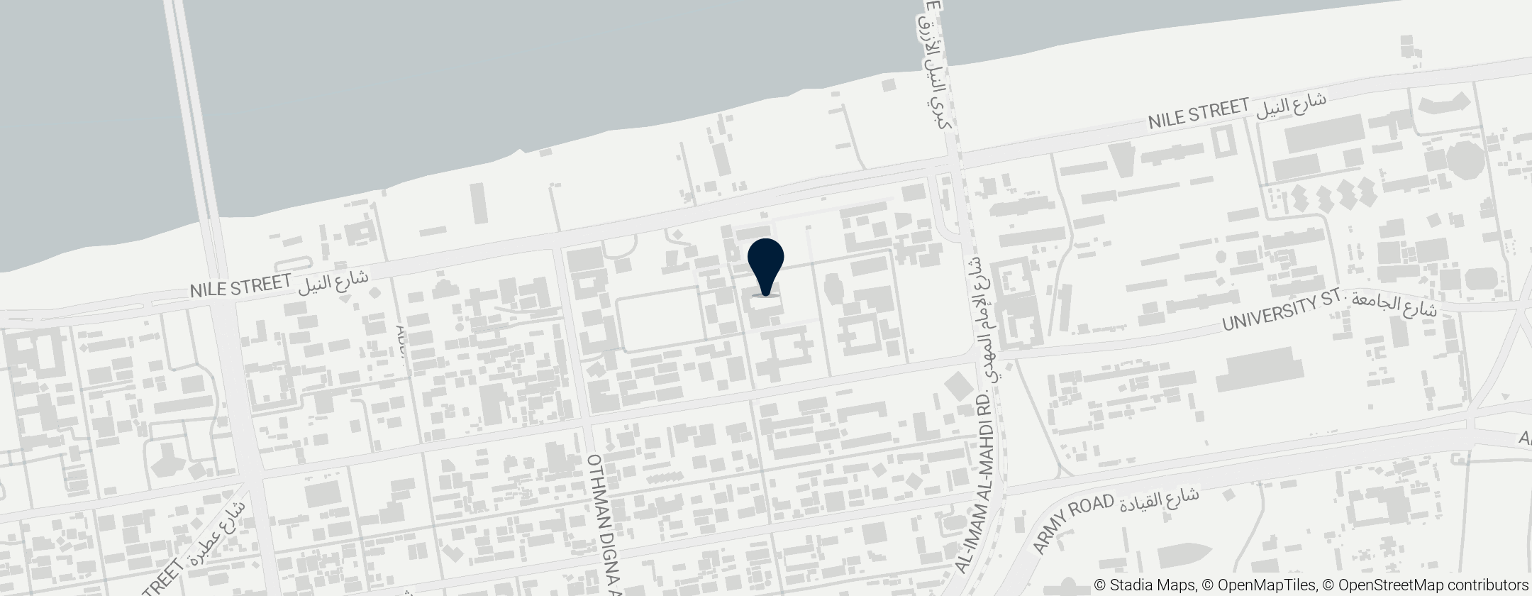 Map of University of Khartoum