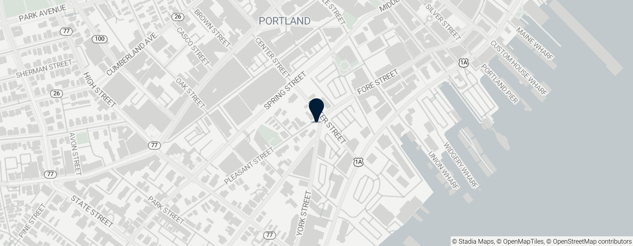 Map of John Ford Statue