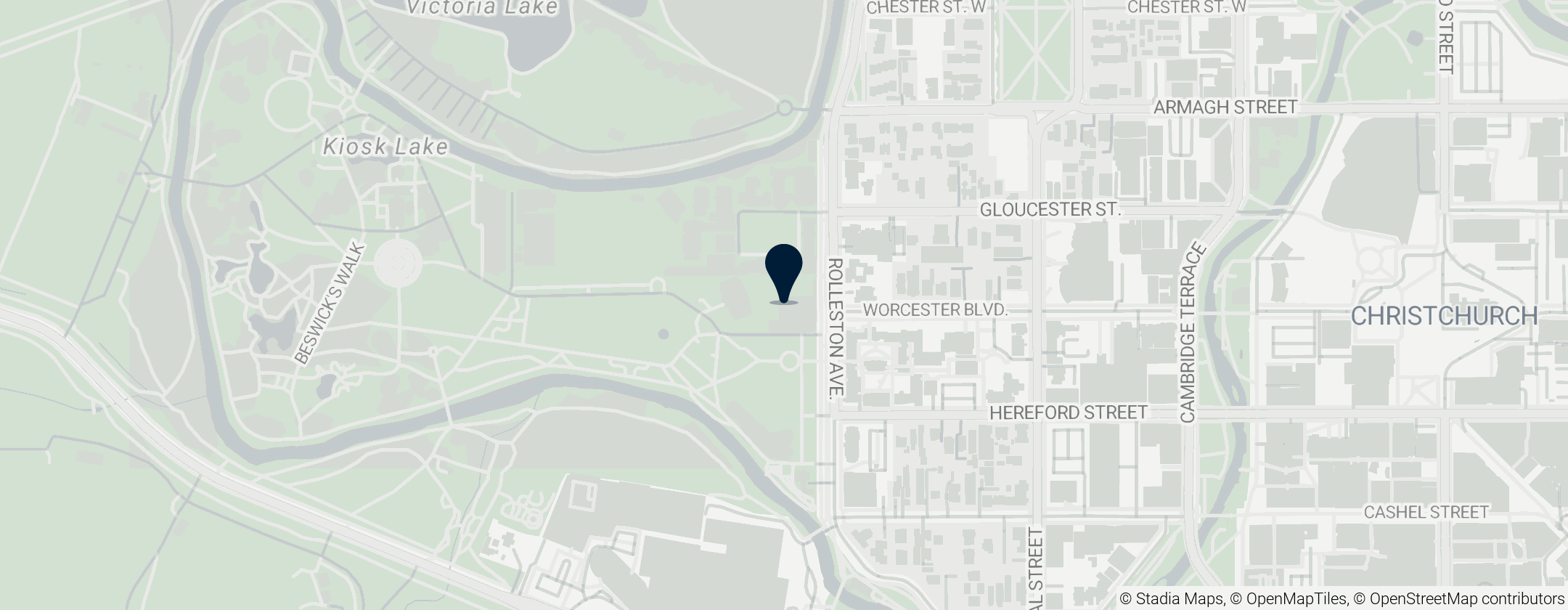 Map of Canterbury Museum