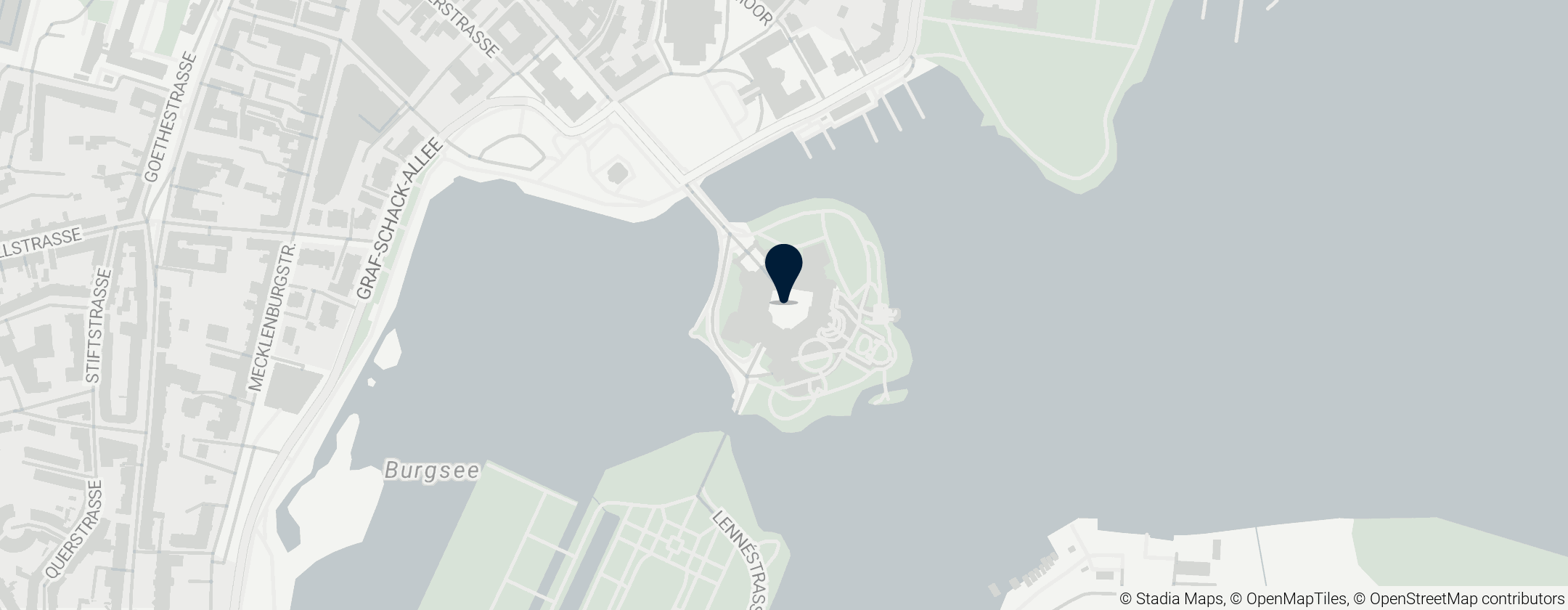 Map of Schwerin Castle