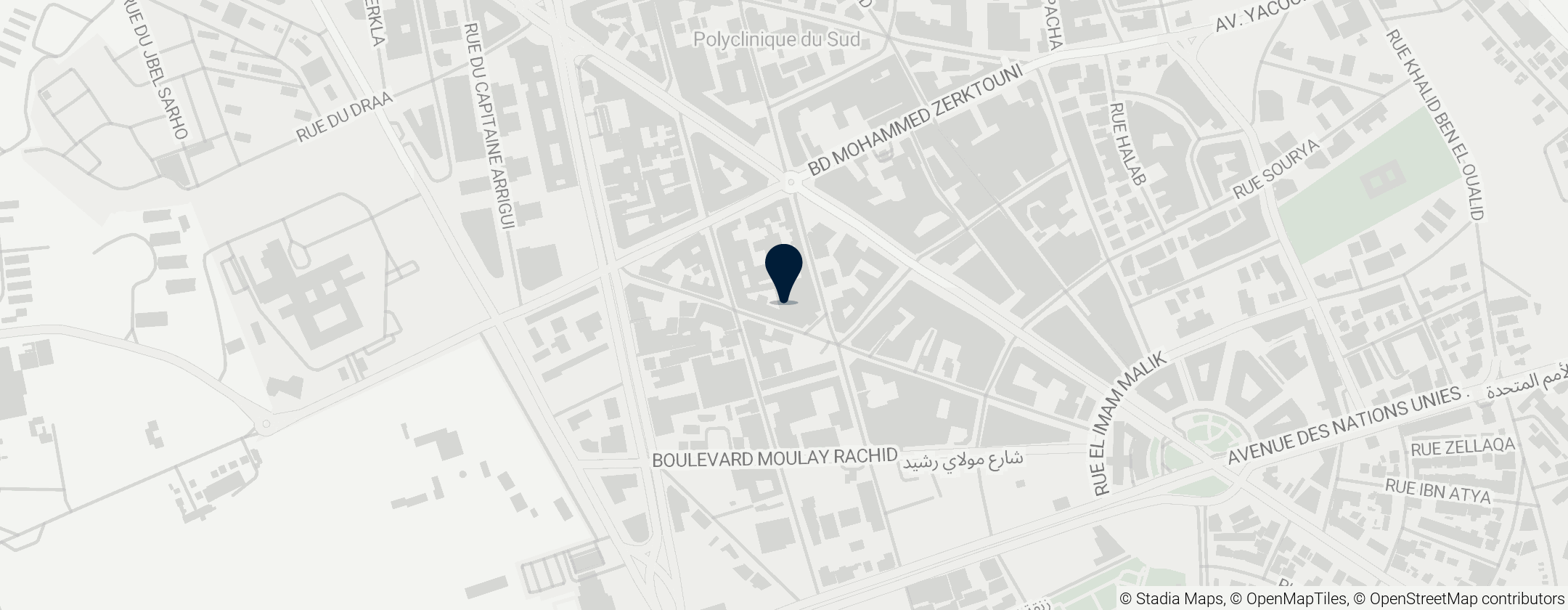 Map of Show Room du Beldi