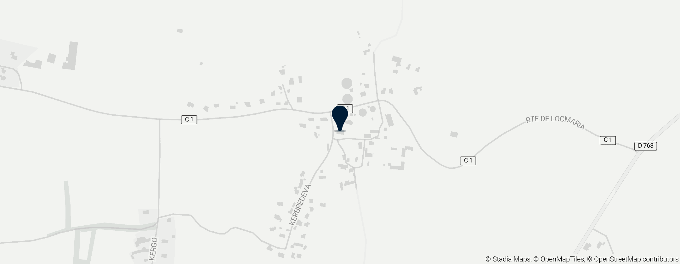 Map of Chapelle de Locmaria de Ploemel