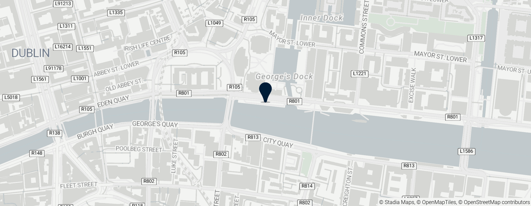 Map of Famine Memorial