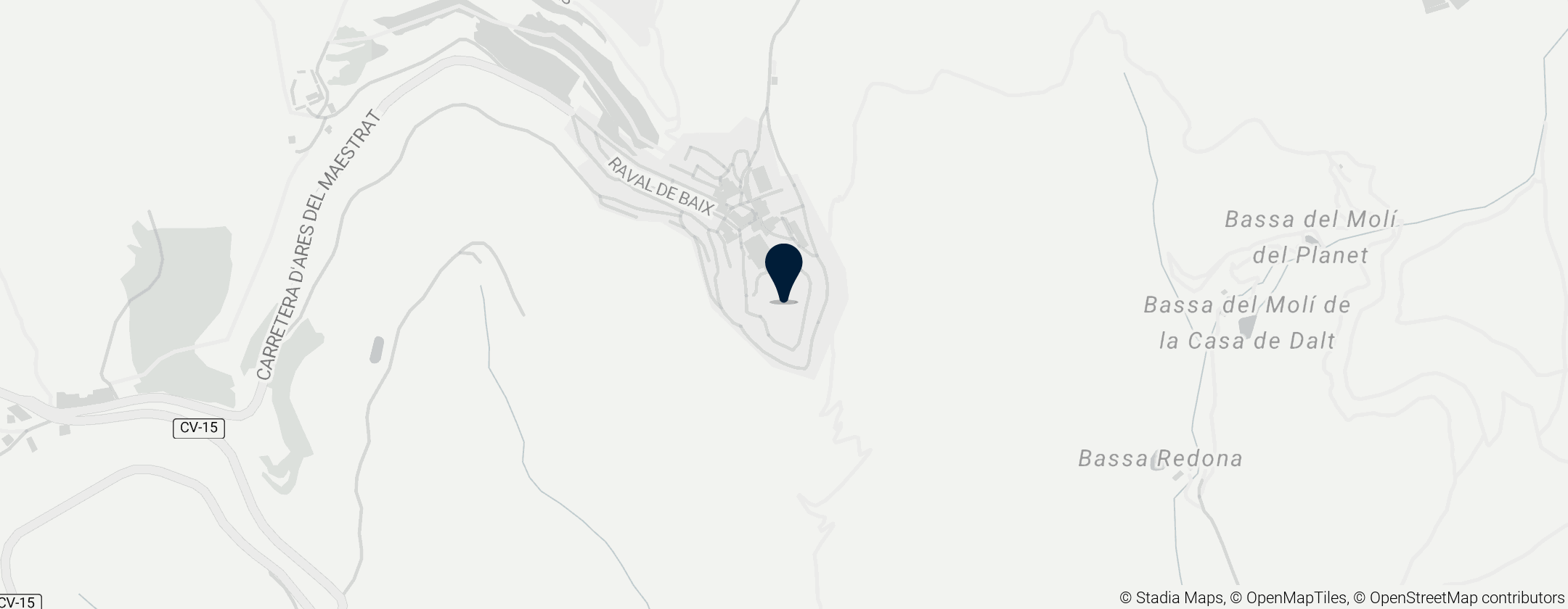 Map of Ares del Maestrat