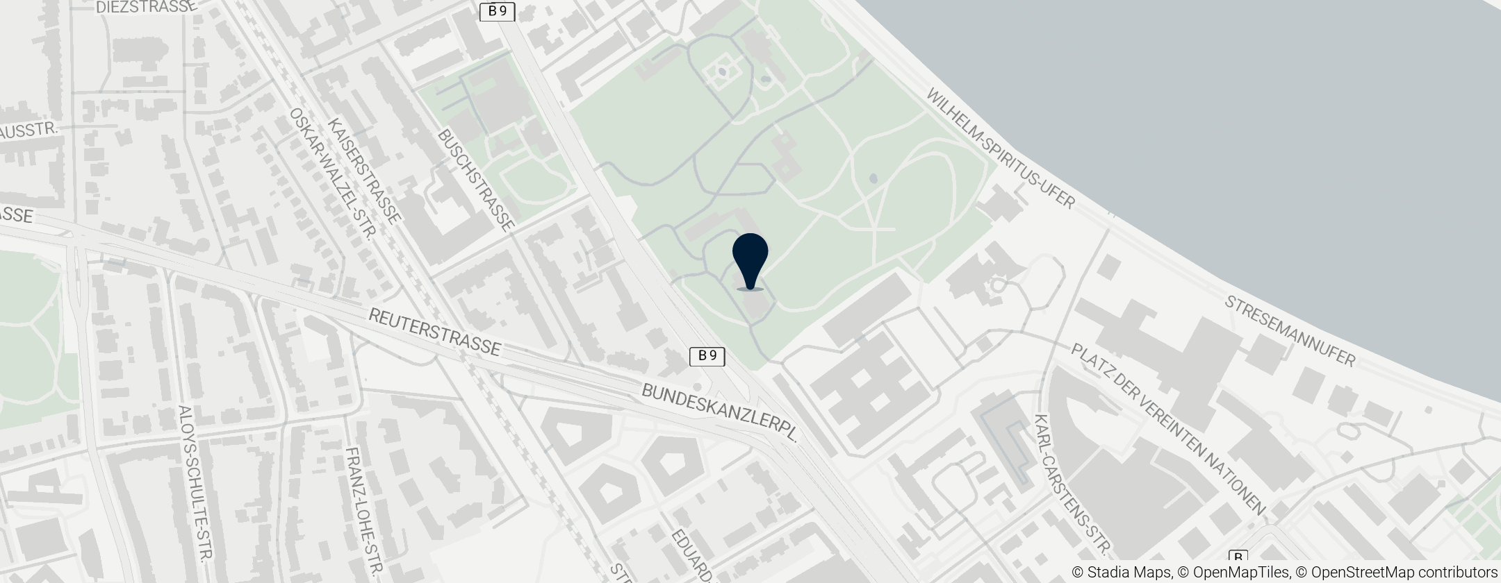 Map of Schaumburg Palace