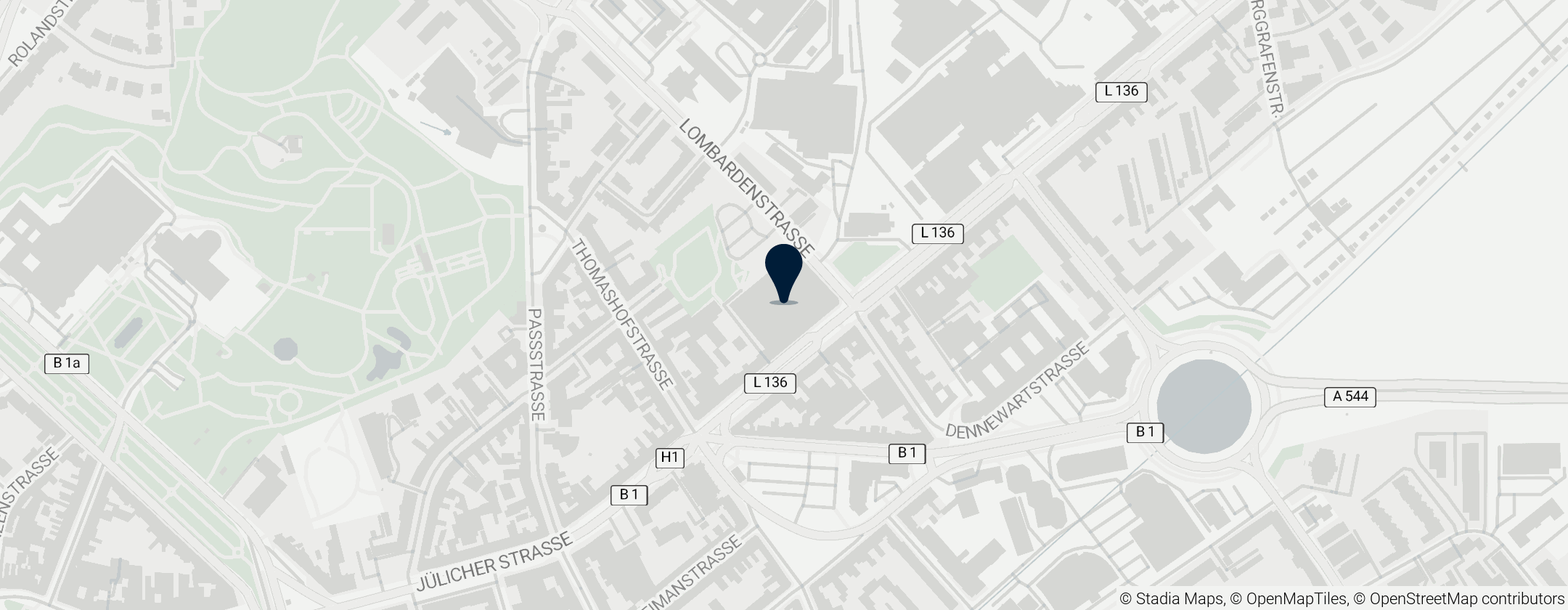 Map of Ludwig Forum für Internationale Kunst