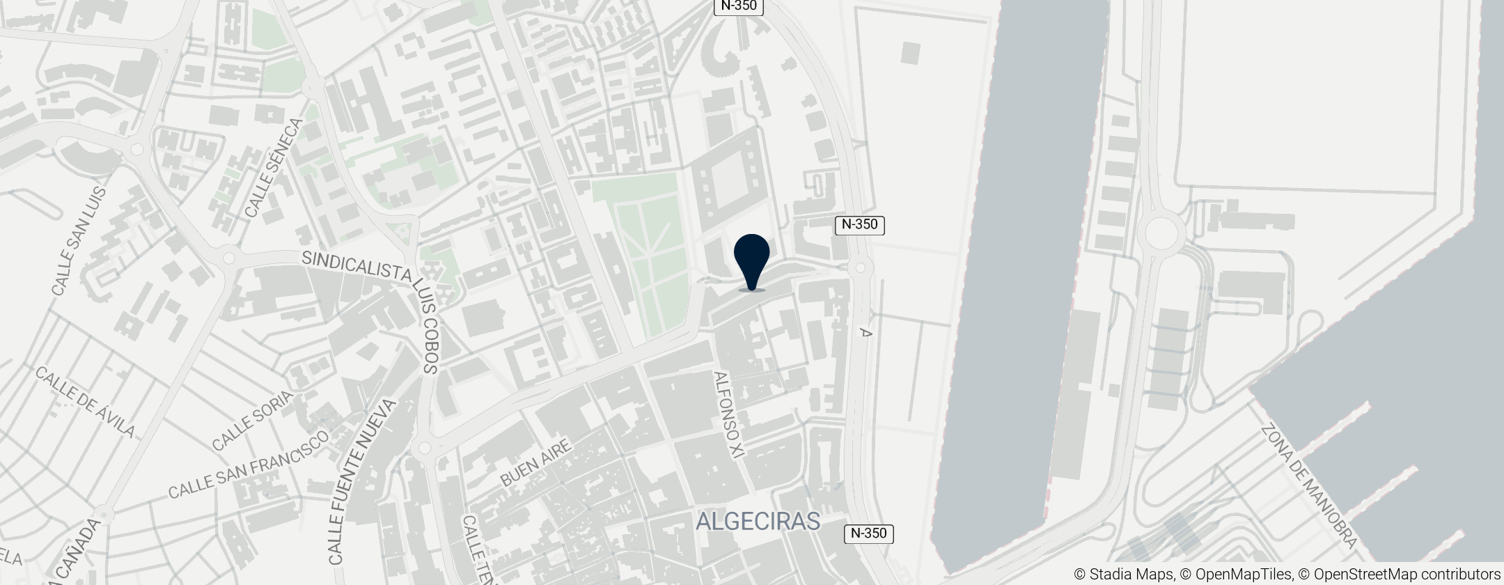 Map of Marinid Walls of Algeciras