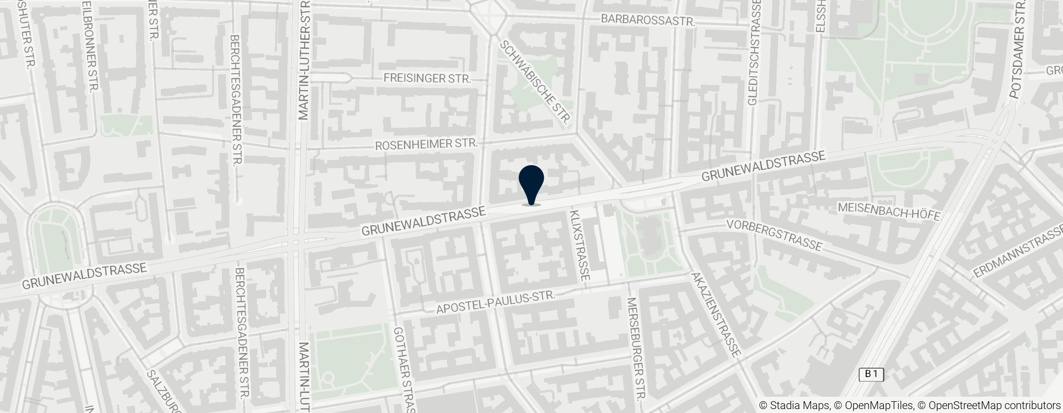 Map of Eisenacher Straße