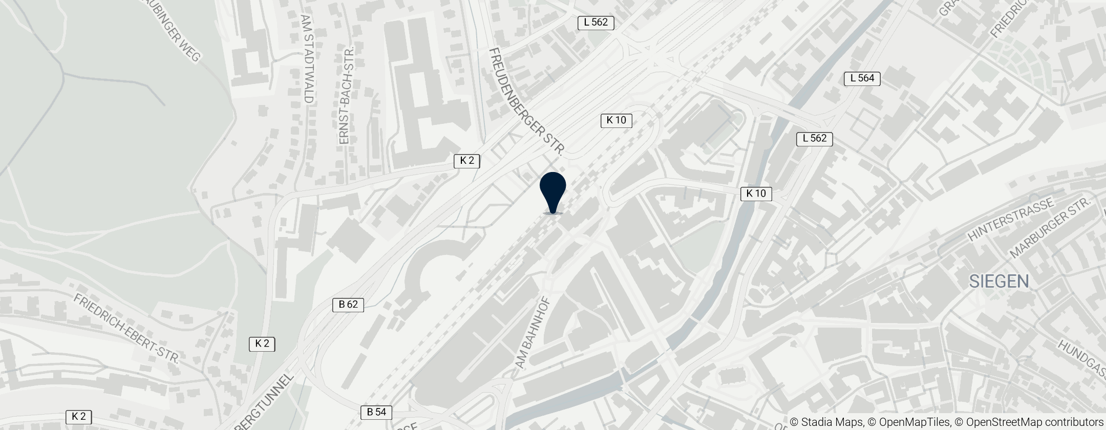 Map of Station Siegen