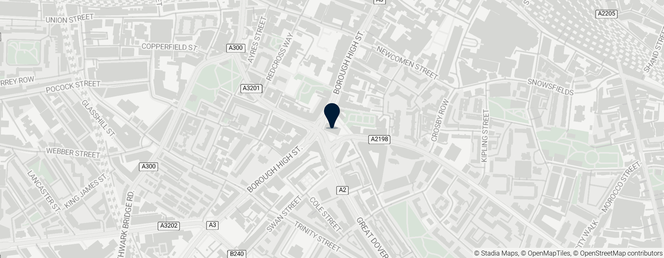 Map of St George the Martyr