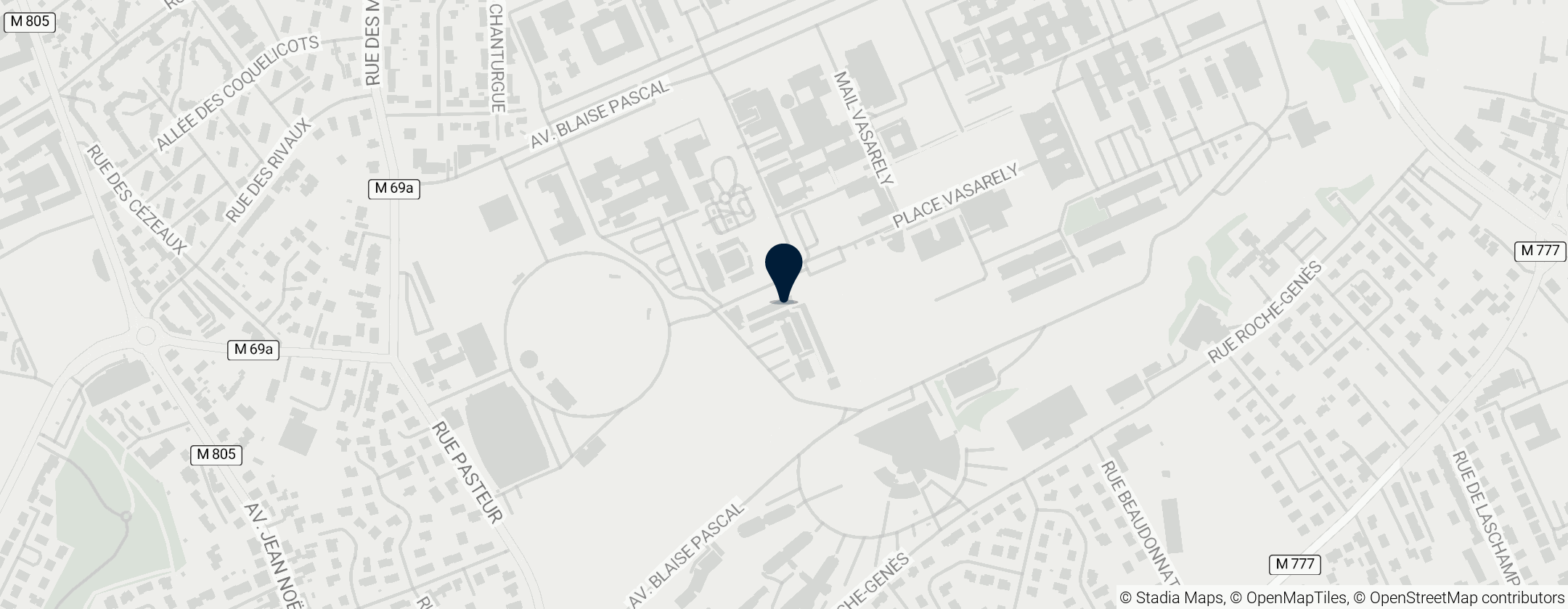 Map of Institut d'informatique d'Auvergne