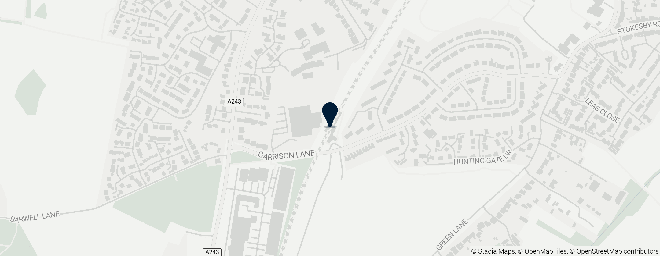 Map of Station Chessington South