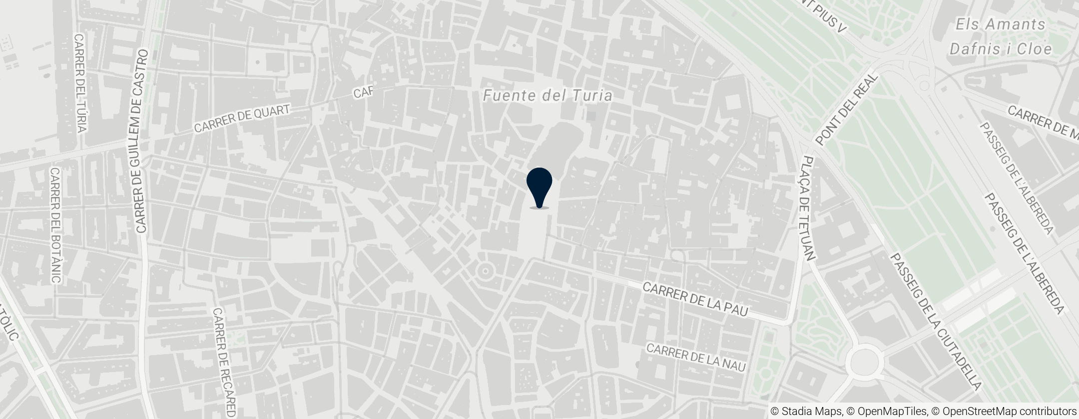 Map of Plaza de la Reina