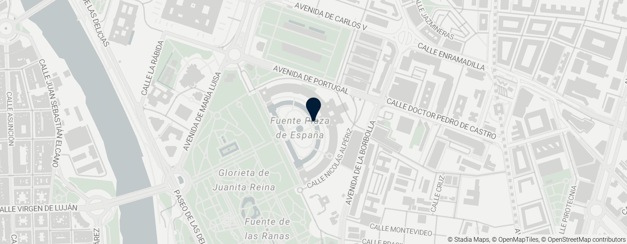 Map of Plaza de España