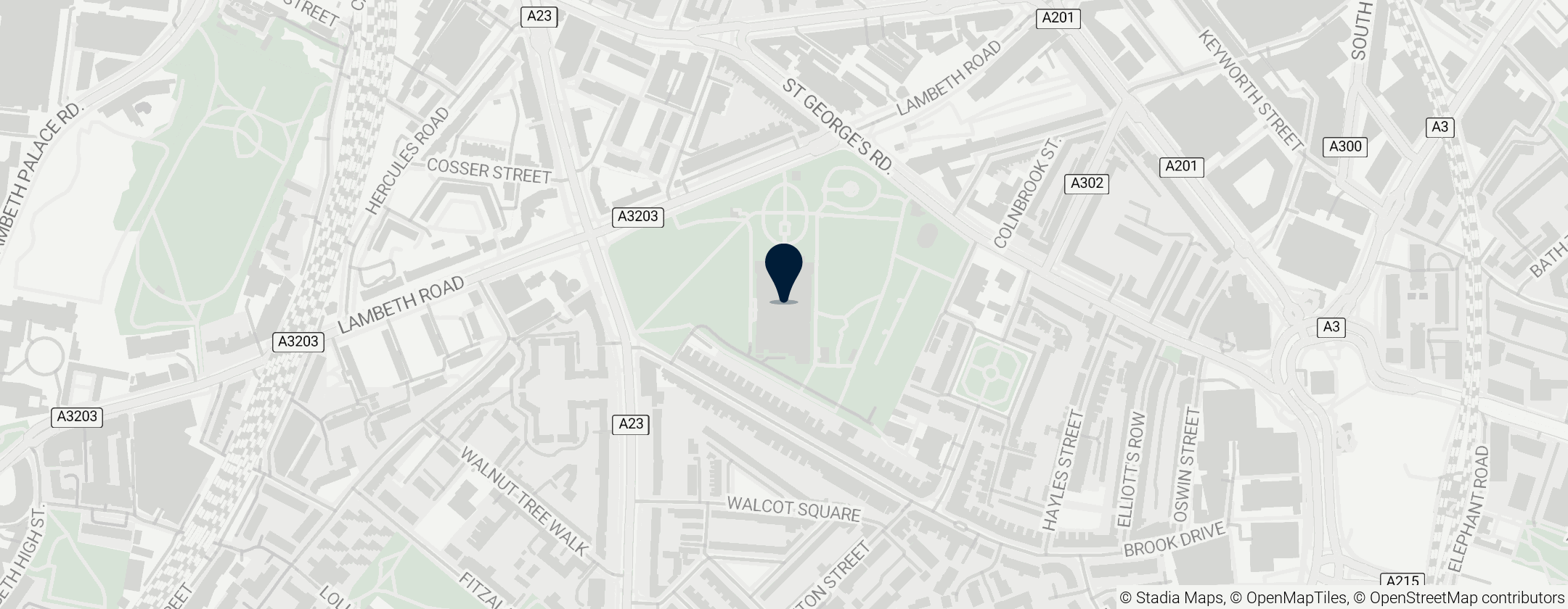 Map of Imperial War Museum