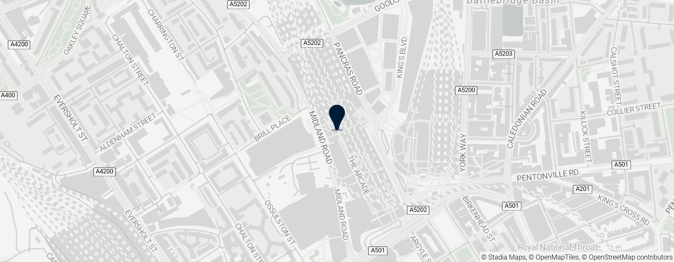 Map of Сент-Панкрас