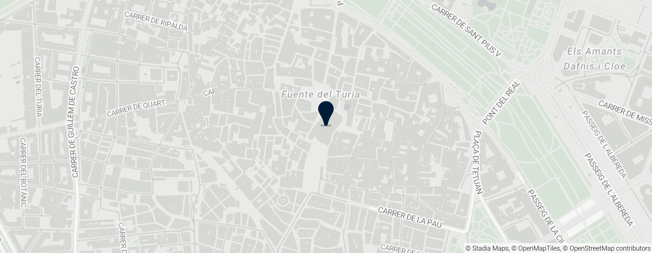 Map of Valencia Cathedral