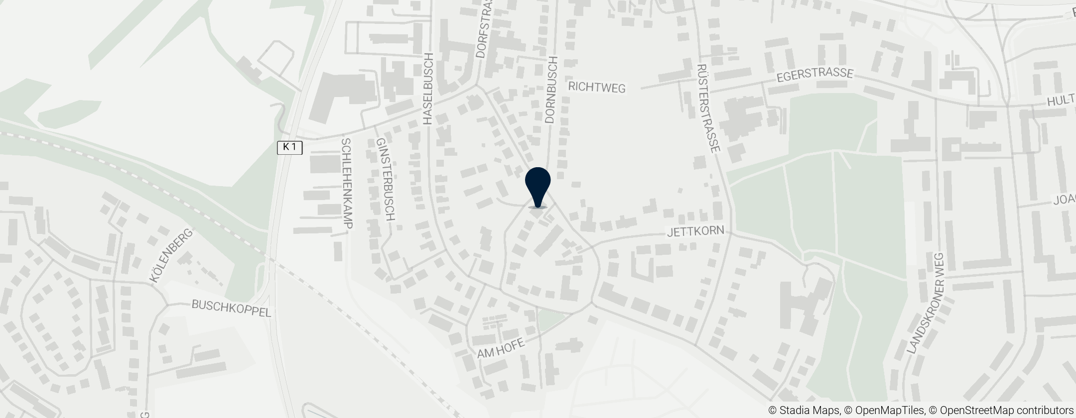 Map of Union of Evangelical Free Churches in Germany