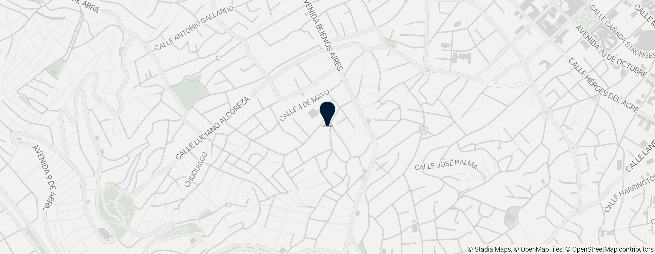 Map of Teleférico Línea Morada: Faro Murillo ↔ Obelisco