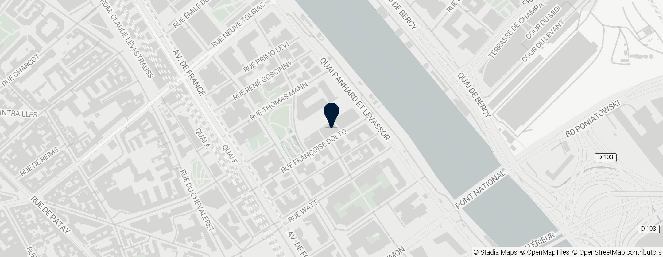 Map of Paris Cité University