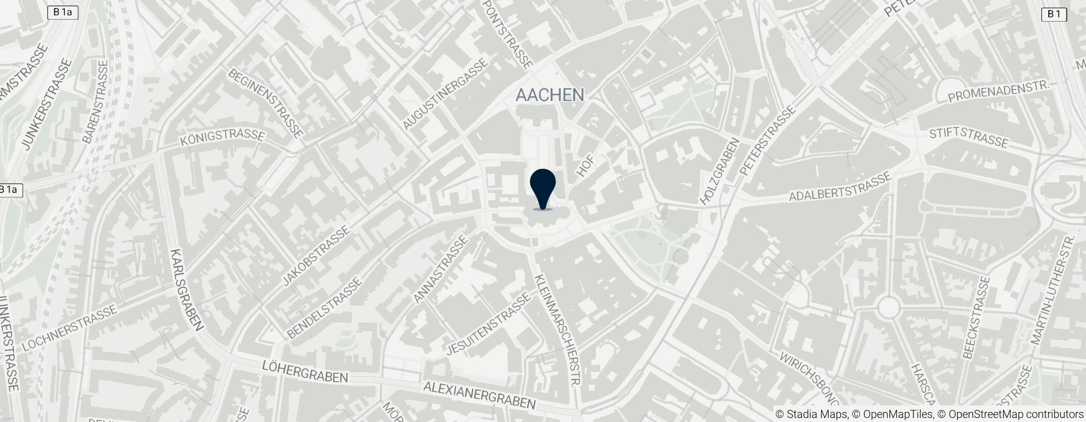 Map of Aachen Cathedral