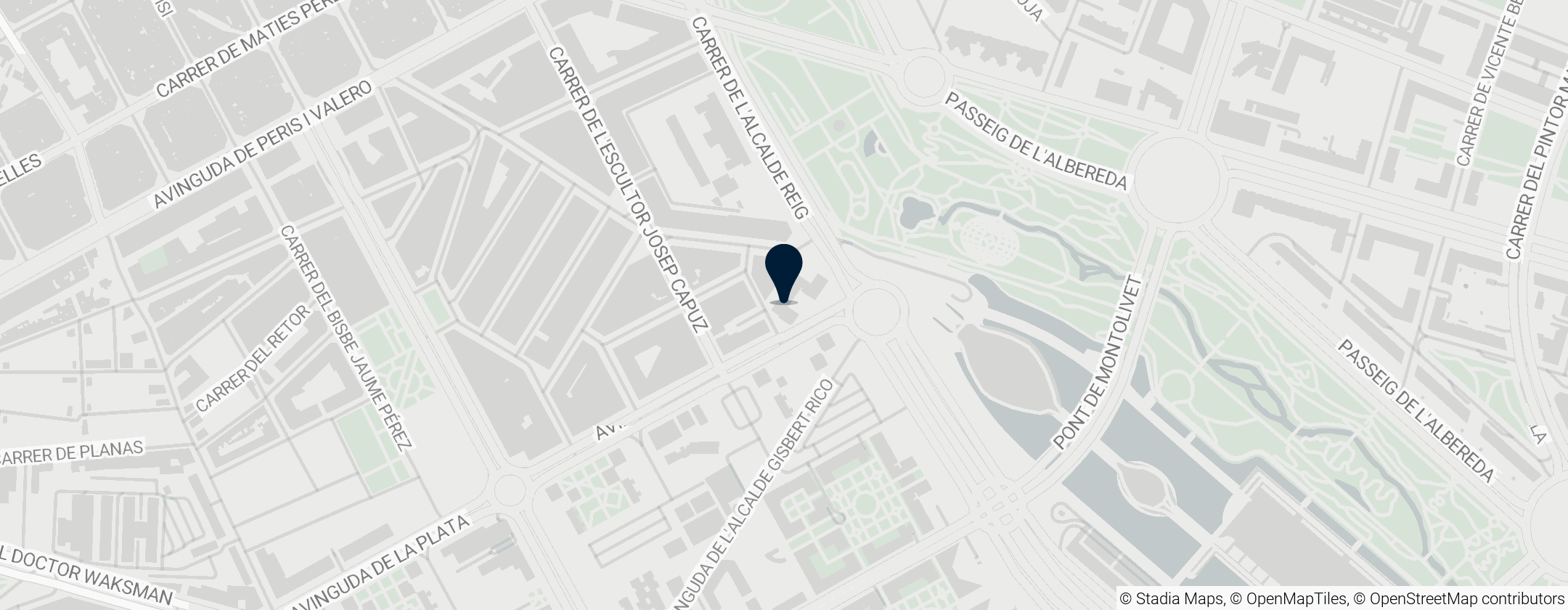 Map of Museum of Las Fallas