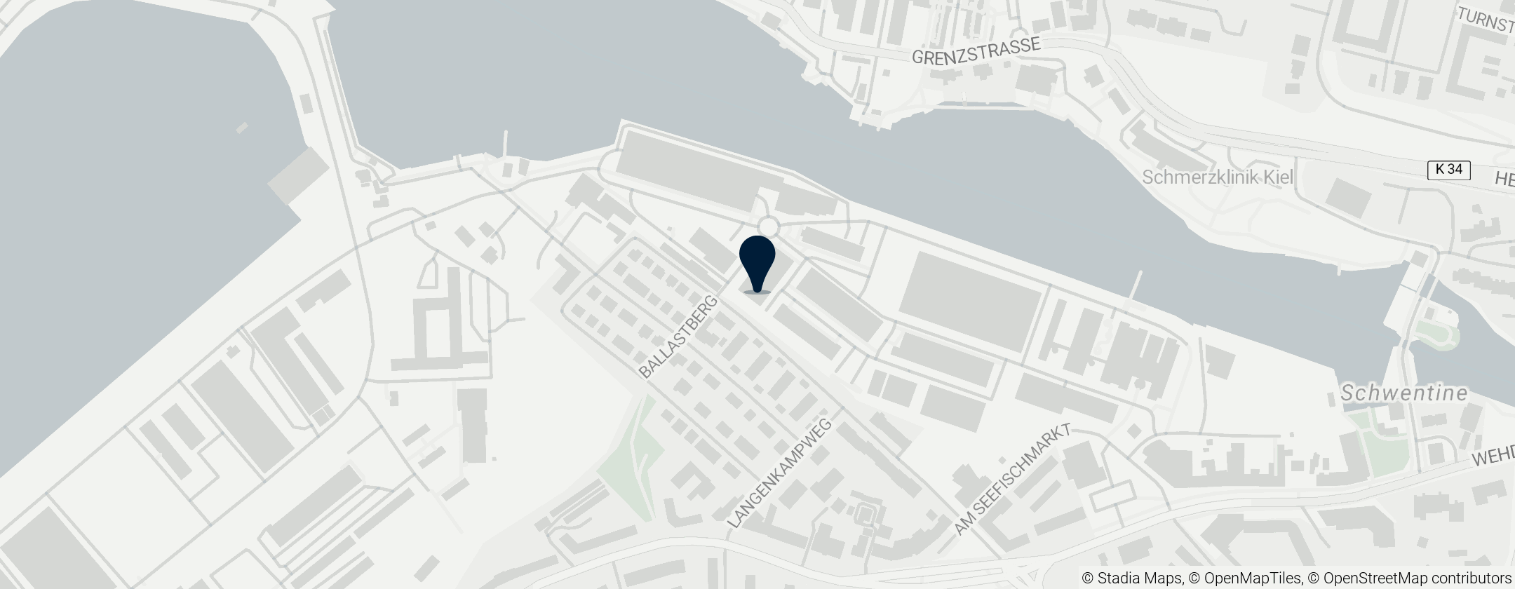 Map of GEOMAR Helmholtz Centre for Ocean Research Kiel