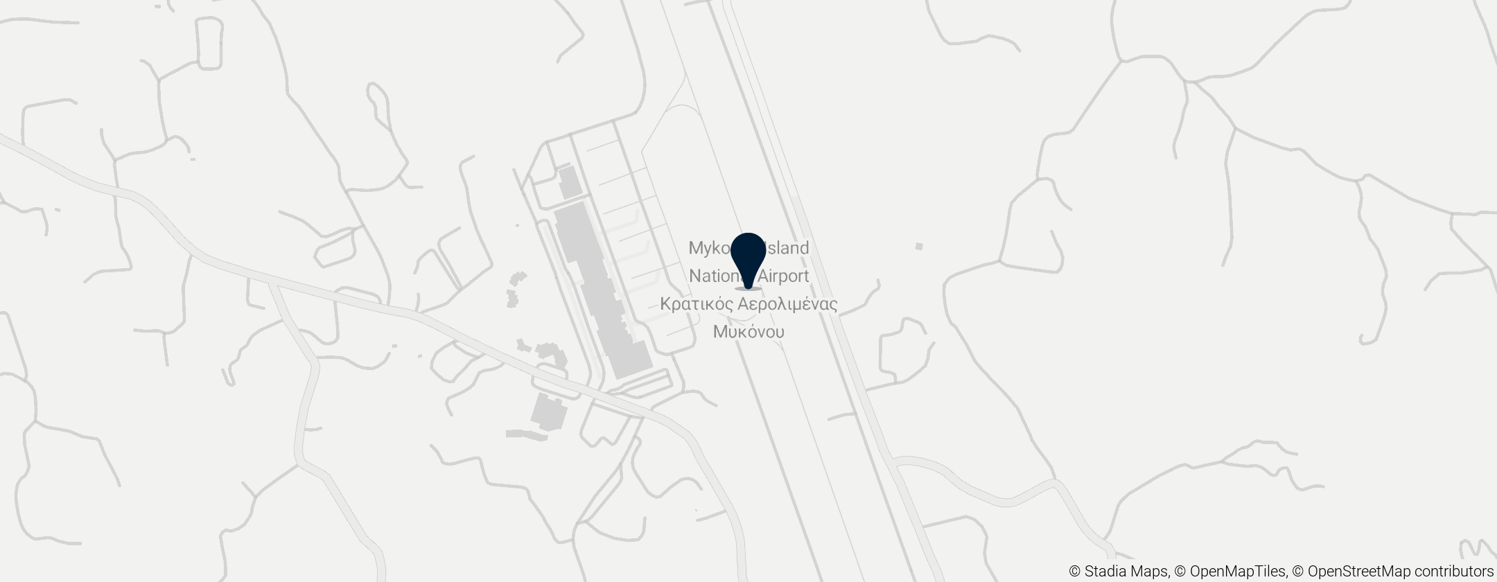 Map of Luchthaven Mykonos