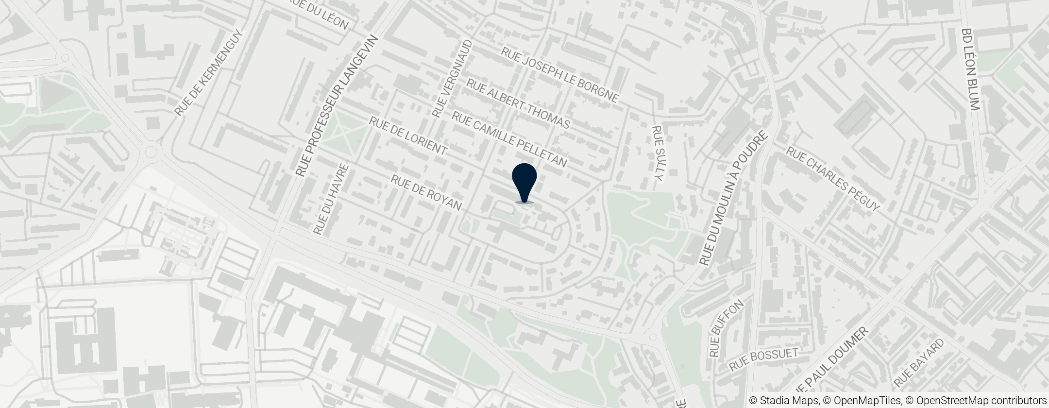 Map of Institut national supérieur du professorat et de l'éducation