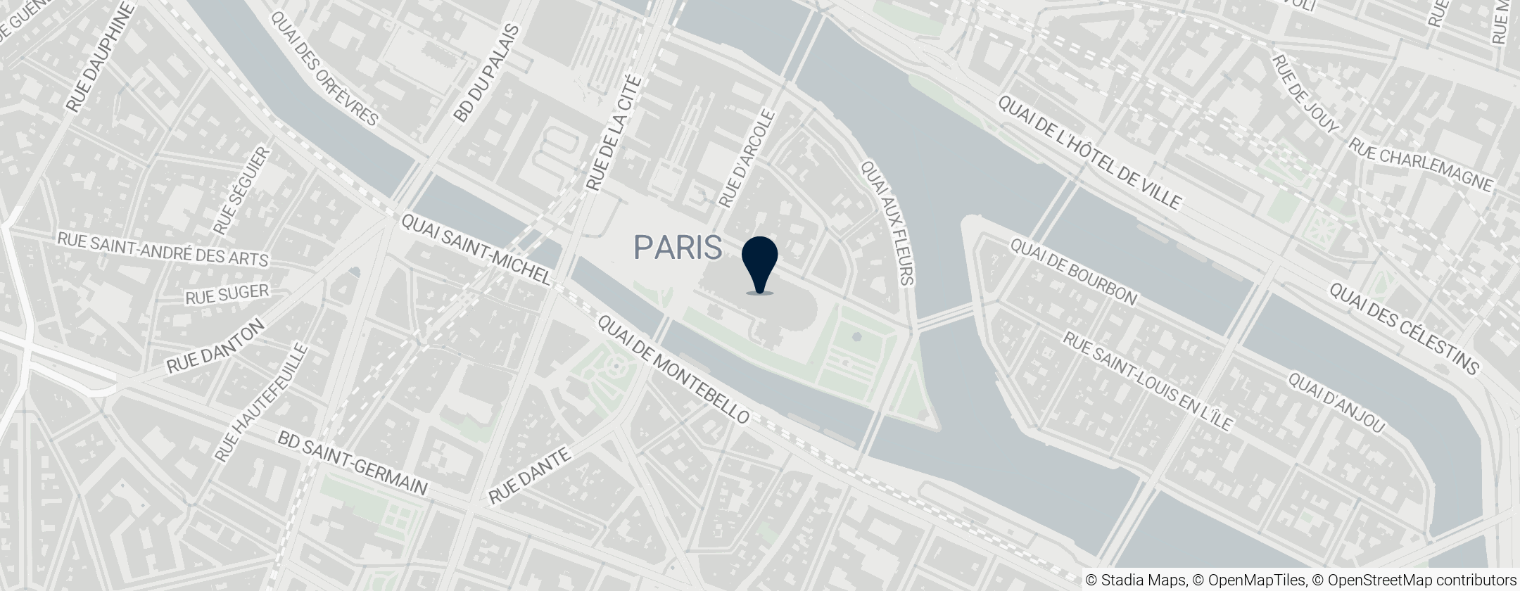 Map of Notre-Dame Cathedral