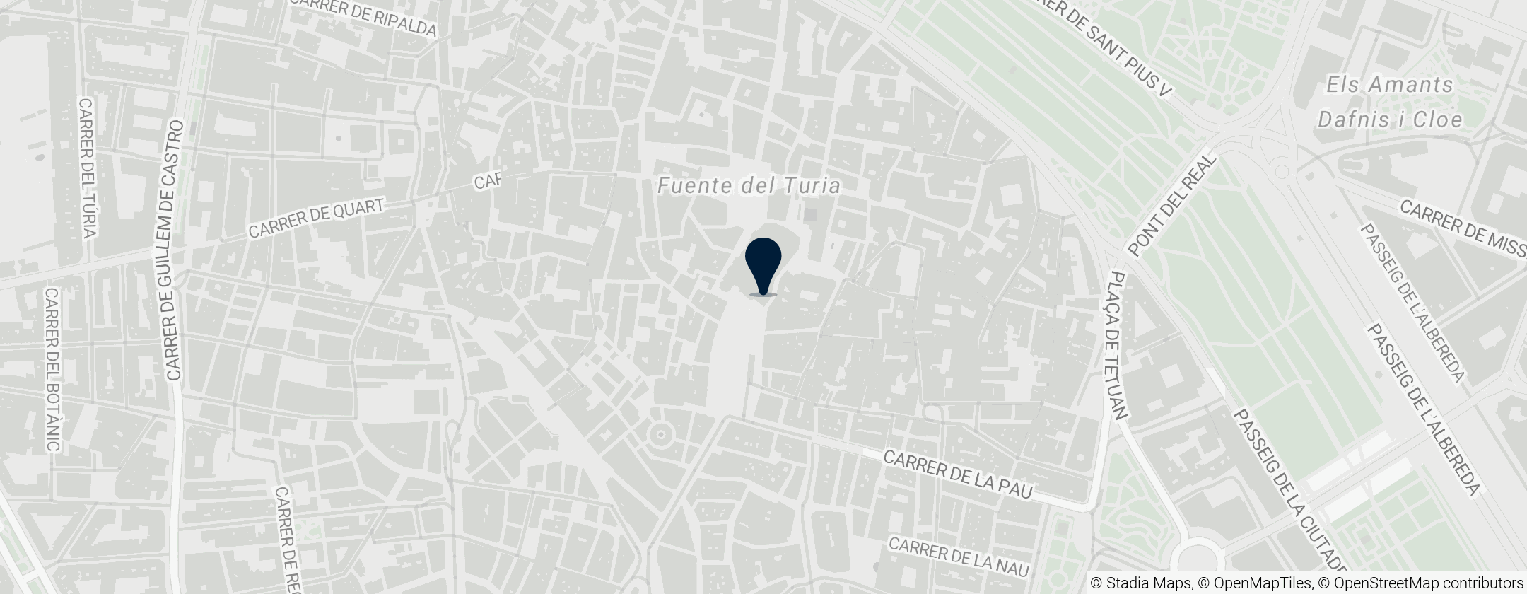 Map of Chapel of the Holy Chalice