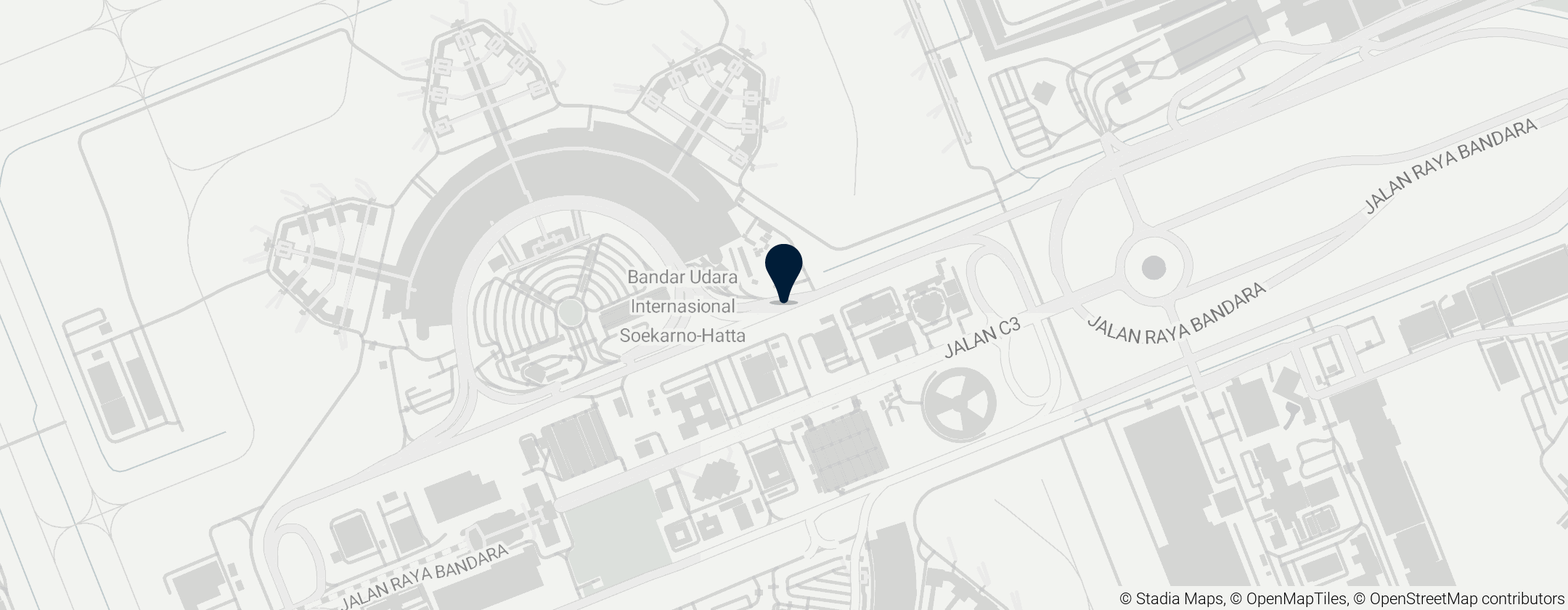 Map of Aéroport international Soekarno-Hatta