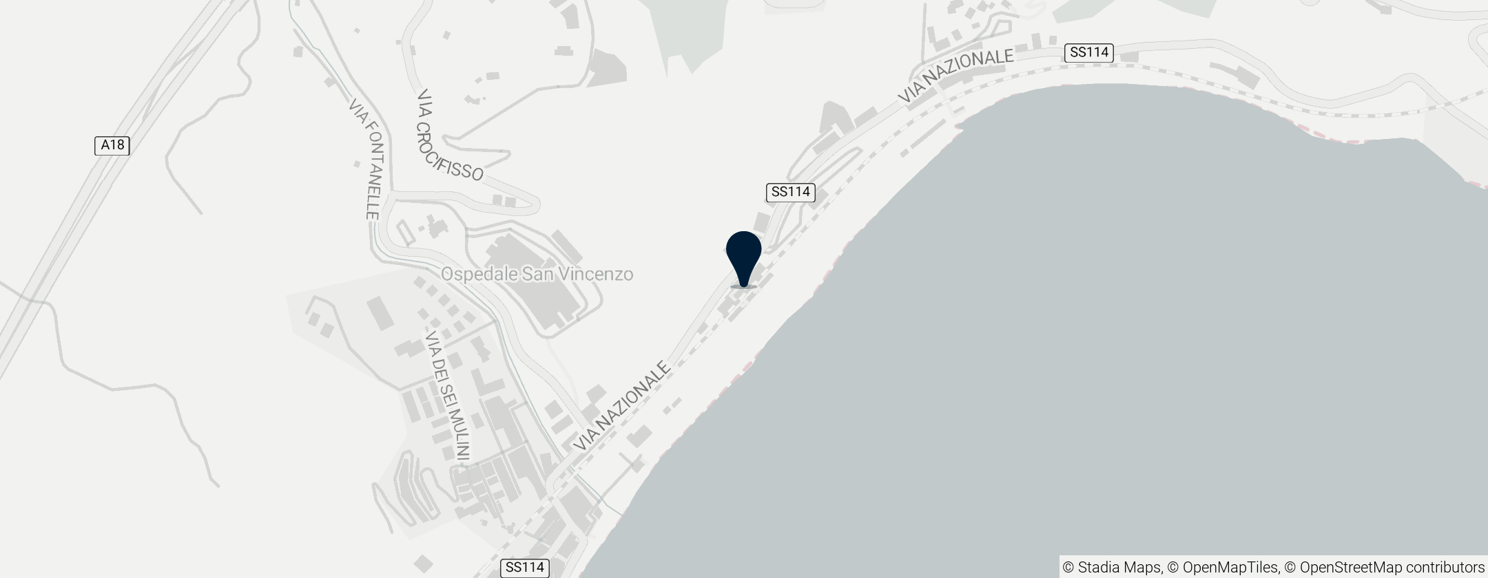 Map of Stazione di Taormina-Giardini