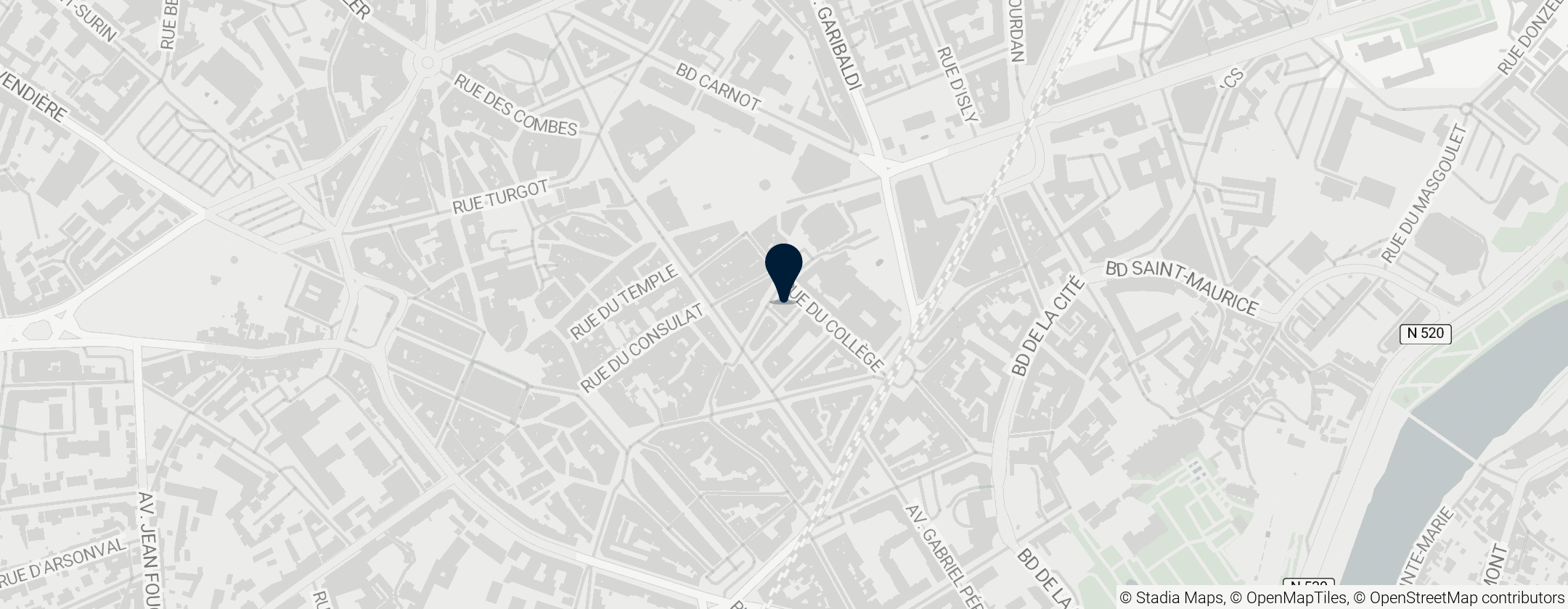 Map of Pavillon du Verdurier