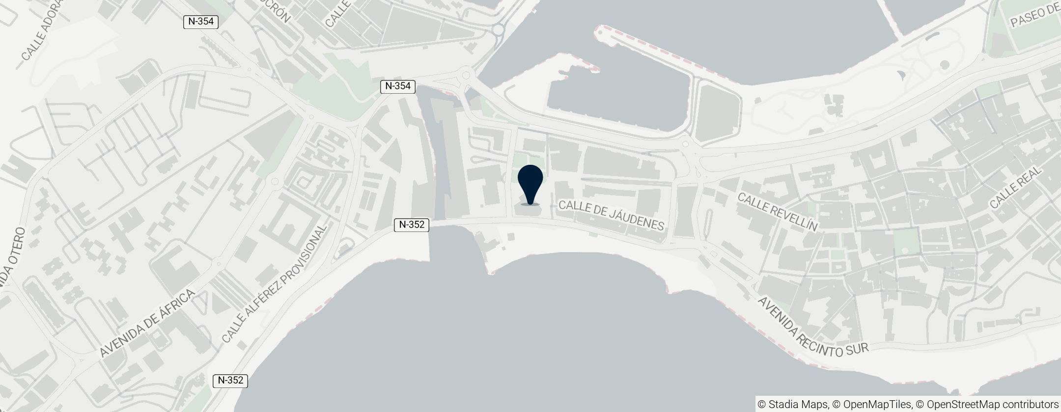 Map of Ceuta Cathedral